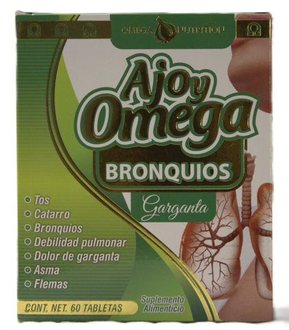 Bronquios - Ajo y Omega Tabletas