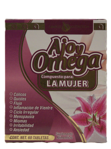 Compuesto para la mujer - Ajo y Omega Tabletas