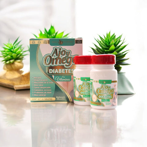 Diabetes - Ajo y Omega Tabletas