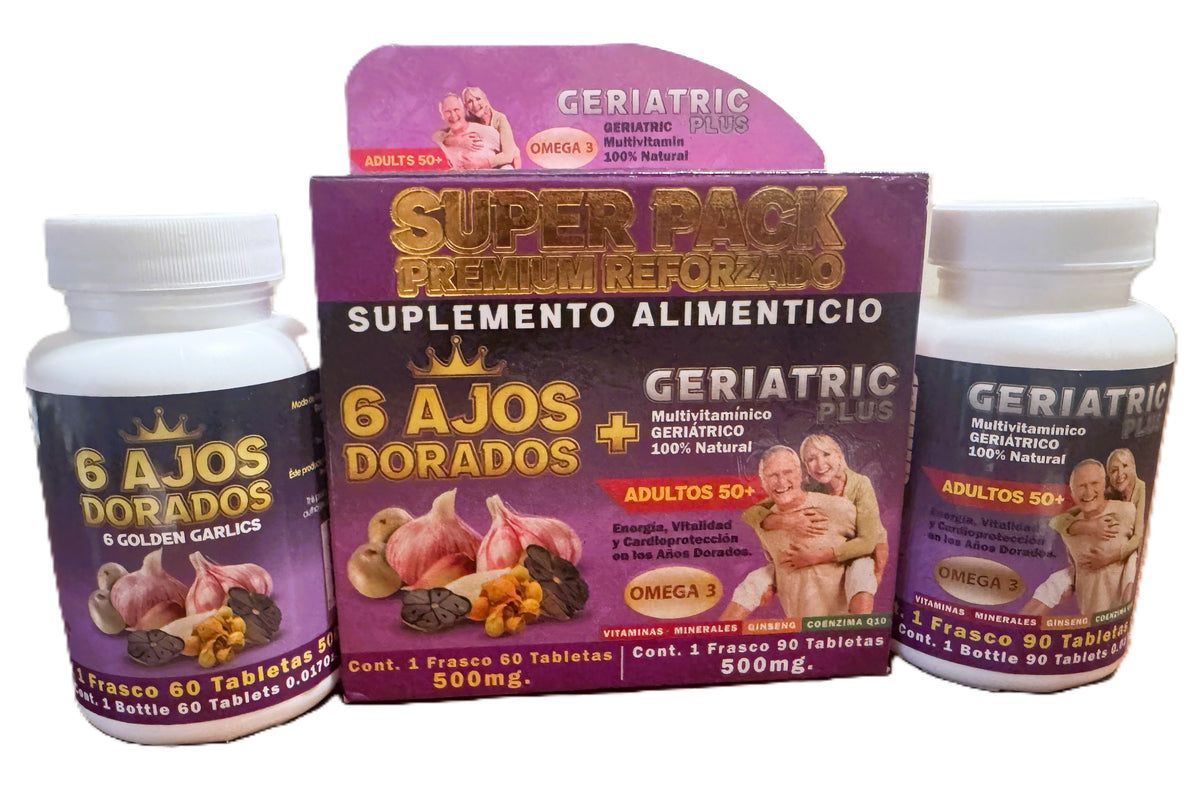 Geriatric Plus - 6 Ajos Dorados