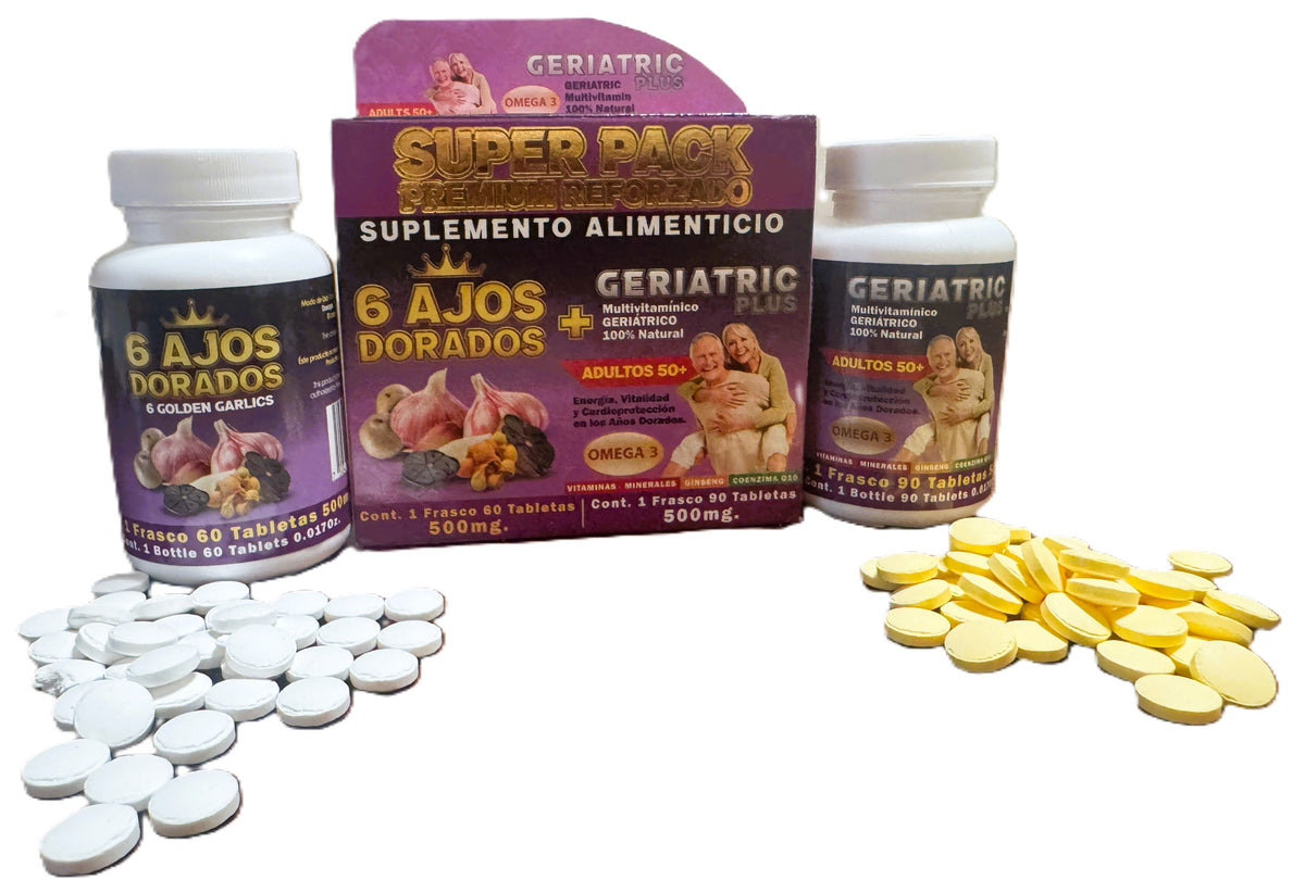 Geriatric Plus - 6 Ajos Dorados