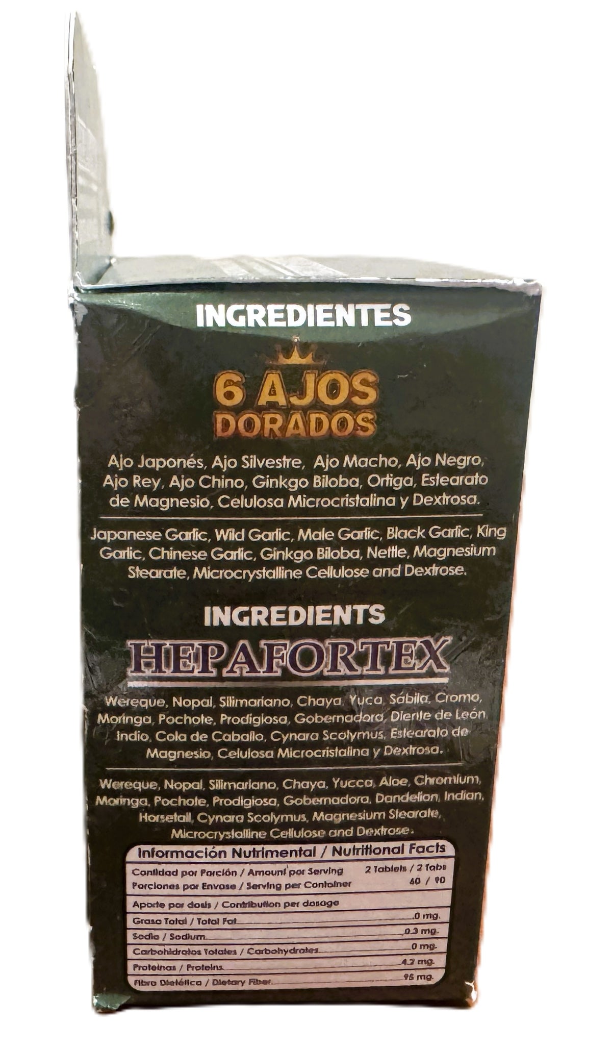 Hepafortex Higado y Pancreas - 6 Ajos Dorados