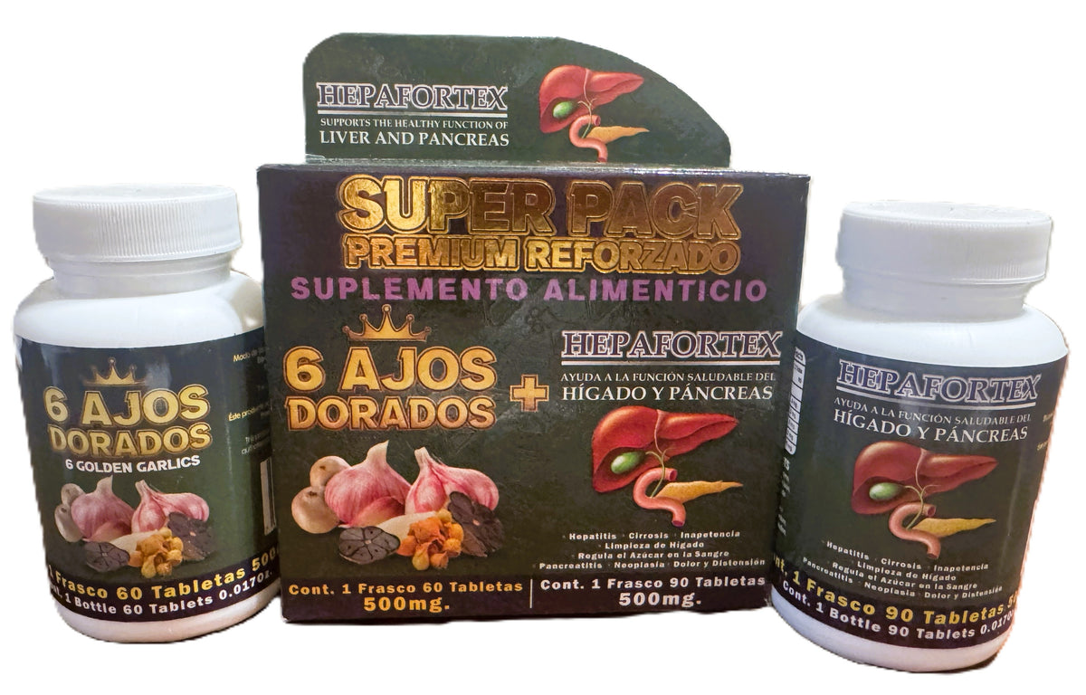 Hepafortex Higado y Pancreas - 6 Ajos Dorados