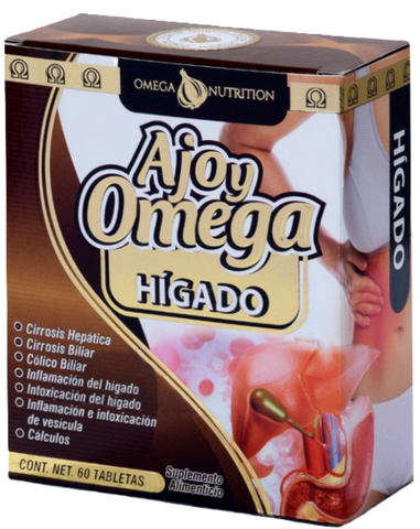 Higado - Ajo y Omega Tabletas