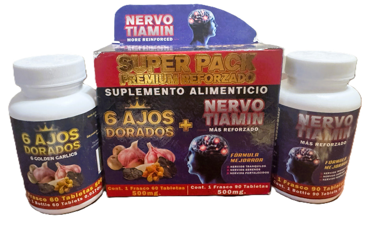 Nervo Tiamin Más Refoezado - 6 Ajos Dorados