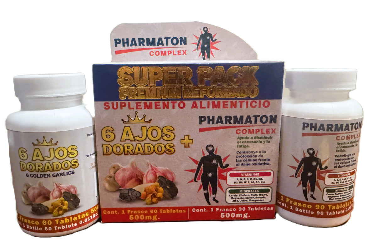 6 Ajos Dorados  Pharmaton Complex - 6 AJOS DORADOS