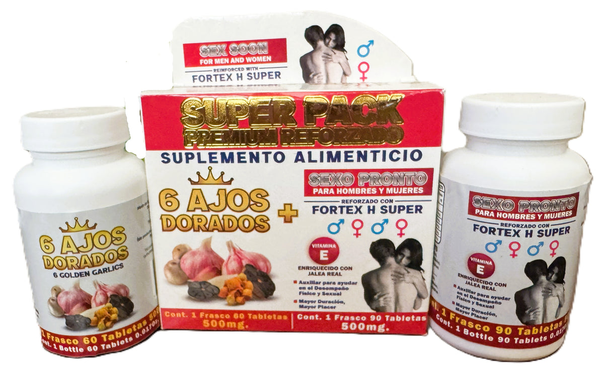 Sexo Pronto Fortex H Super - 6 AJOS DORADOS